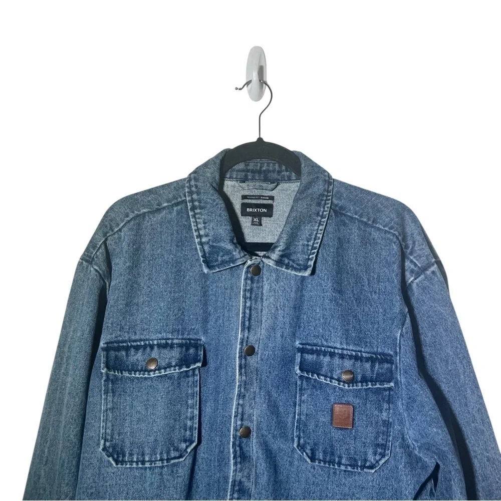 Brixton Blue Durham Relaxed Fit Denim Jacket XL